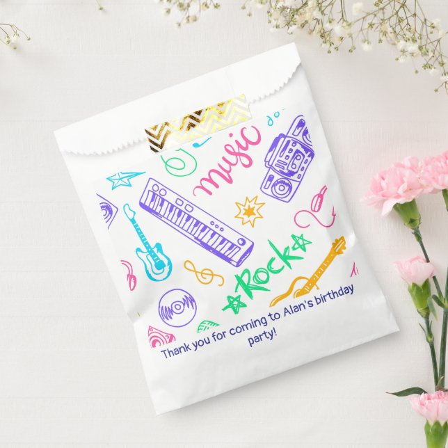 Music Favour Bags (Sealed)