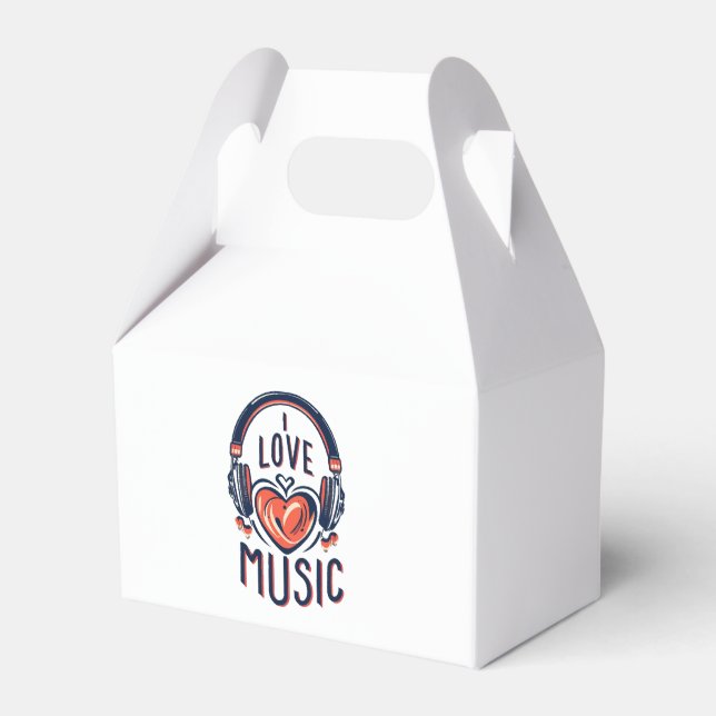 music  favour box (Front Side)