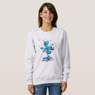 Music Feeds My Soul   Women's Sweatshirt