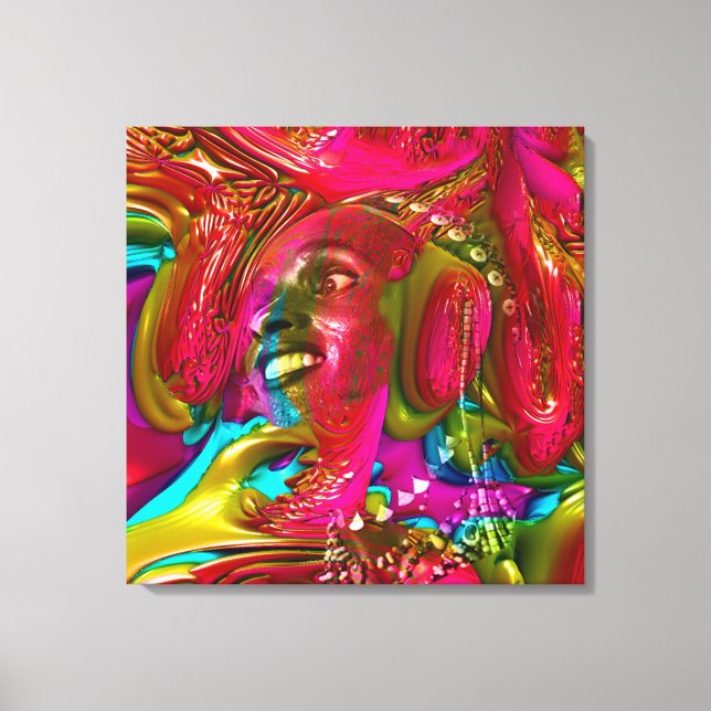 Music Festival Canvas Print (Front)