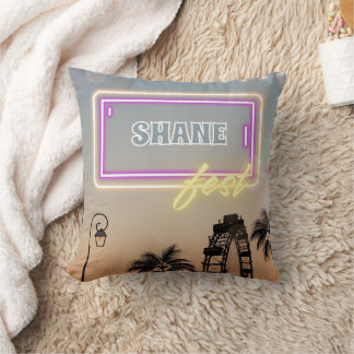 Music Festival Concert Birthday Party Cushion