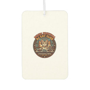 Music Festival DJ Cat Cat Lover Gift - Music Festi Car Air Freshener