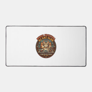 Music Festival DJ Cat Cat Lover Gift - Music Festi Desk Mat