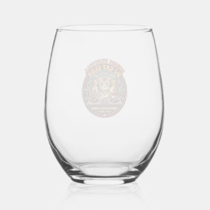Music Festival DJ Cat Cat Lover Gift - Music Festi Stemless Wine Glass