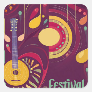 Music festival sticker lover