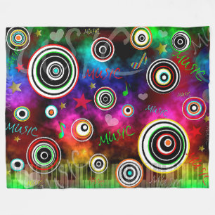 Music Fleece Blanket