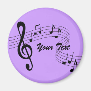 Music Flows Magnet (any colour)