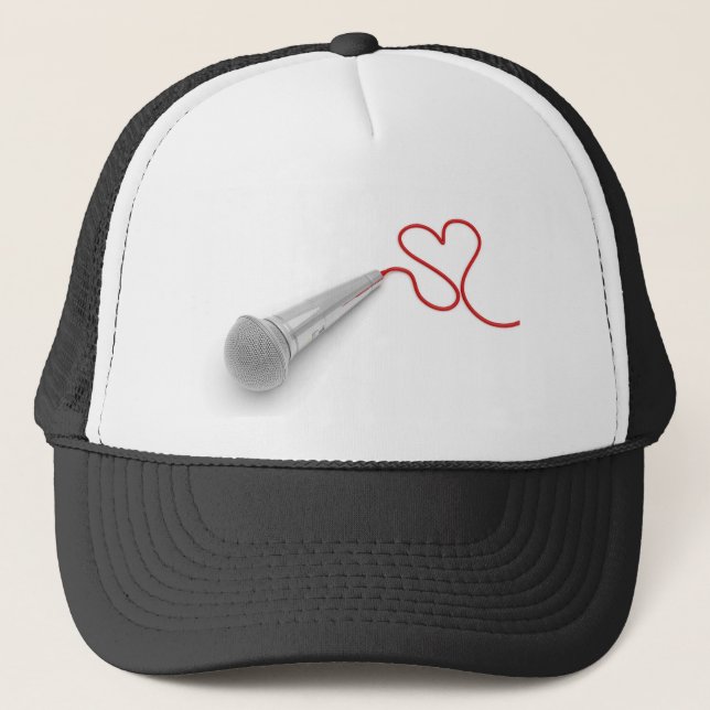 Music for love trucker hat (Front)