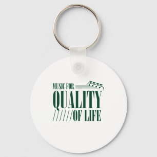 Music For Quality Of Life Key Ring