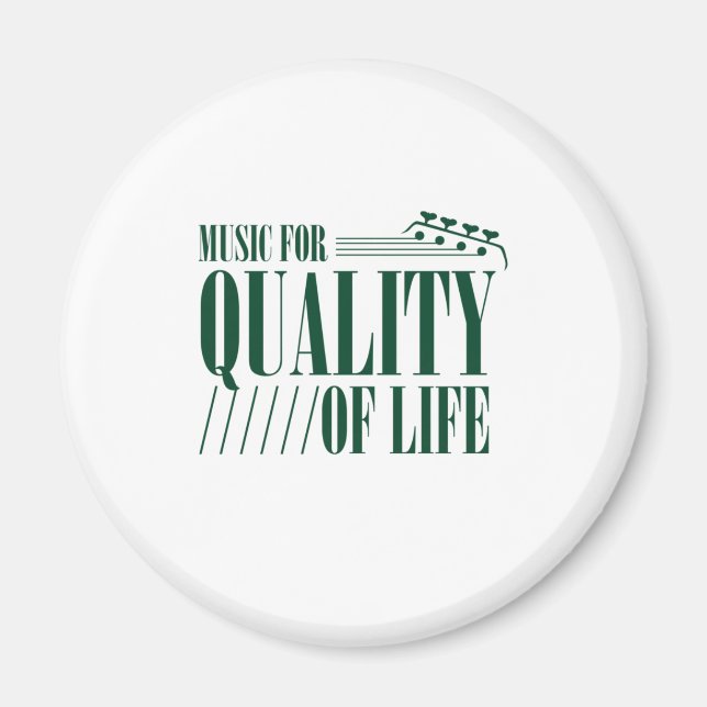 Music For Quality Of Life Magnet (Front)