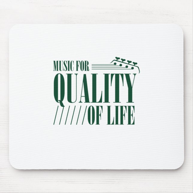 Music For Quality Of Life Mouse Pad (Front)