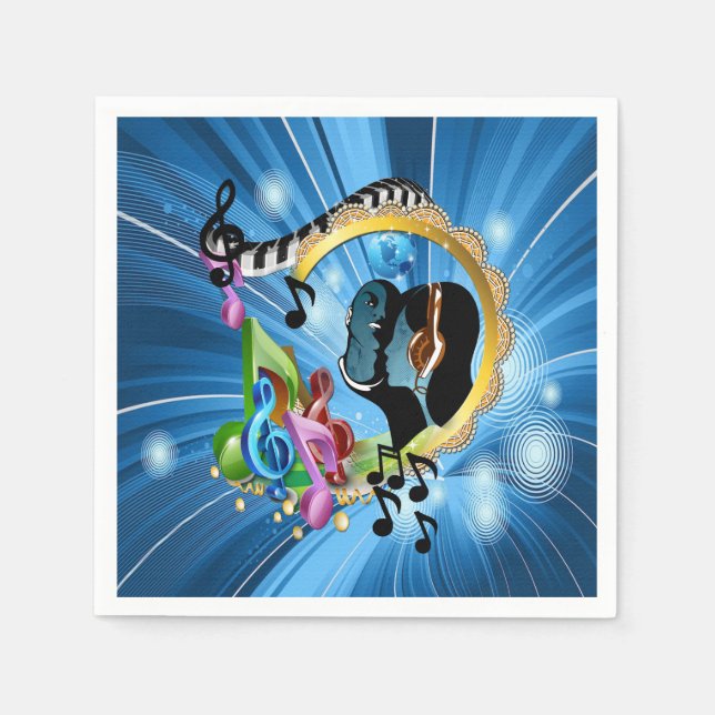 Music for the Soul Napkin (Front)