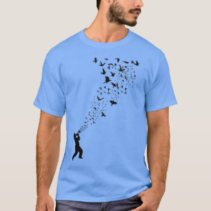 Music Freedom Music and the Birds 3 T-Shirt