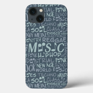 Music Genres Word Collage cases