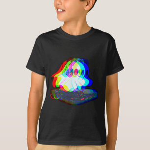 Music Ghost Halloween Techno Rave Halloween Party T-Shirt