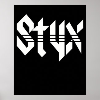 Music Gift Of The Styx Band Tribute Design Poster