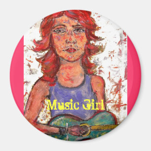 Music Girl Magnet