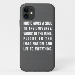 Music Gives A Soul To The Universe Case-Mate iPhone Case