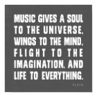 Music Gives A Soul To The Universe