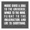 Music Gives A Soul To The Universe