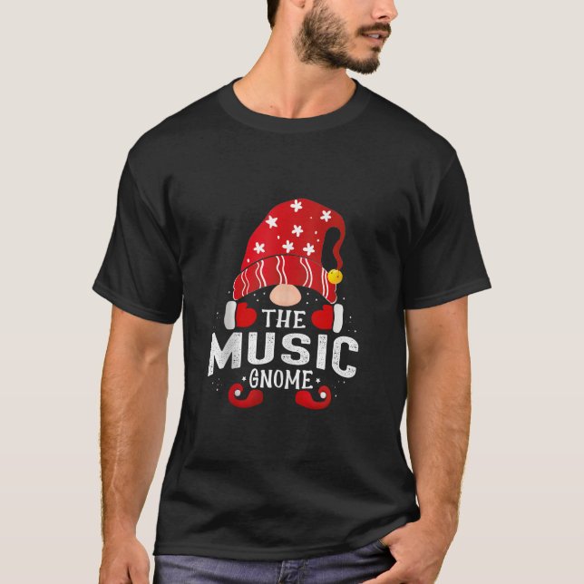 Music Gnome Matching Christmas PJS For Family Tank (Front)