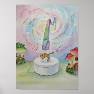 Music Gnome Poster