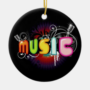 Music Graffiti Ornament