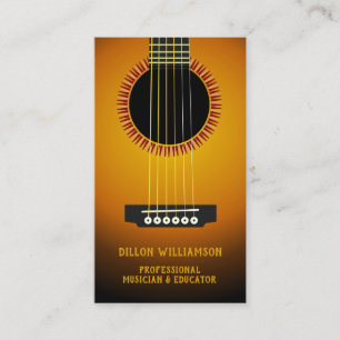 Music Guitar Business Card