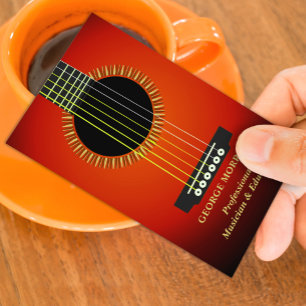 Music Guitar Business Card