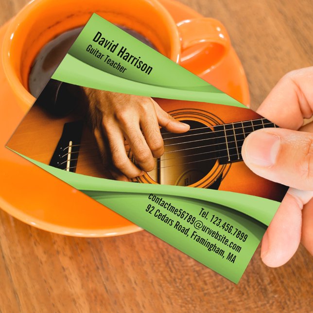 Music Guitar Business Card (Creator Uploaded)