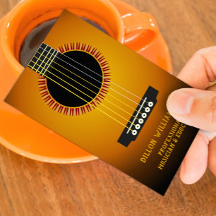 Music Guitar Business Card