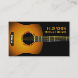 Music Guitar Business Card