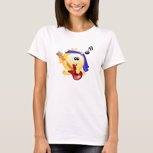 Music Guitar Player T-Shirt (Front)