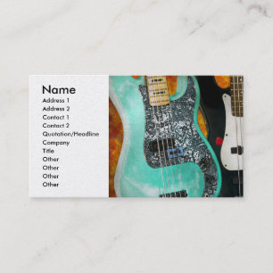 Music - Guitar - Rock on dude Business Card