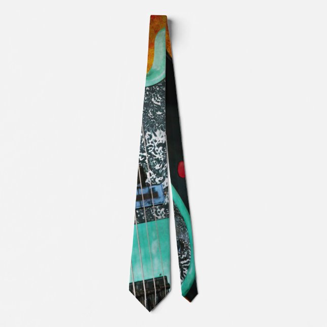 Music - Guitar - Rock on dude Tie (Front)