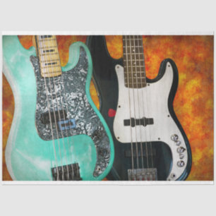 Music - Guitar - Rock on dude Tissue Paper