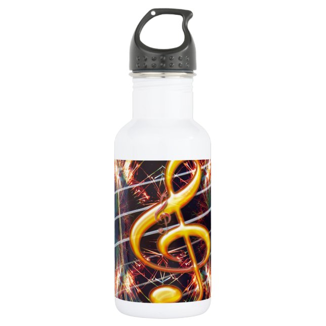 Music Guitar Teacher Family Friends Fun Destiny 532 Ml Water Bottle (Front)