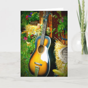 Music Happy Birthday greeting card