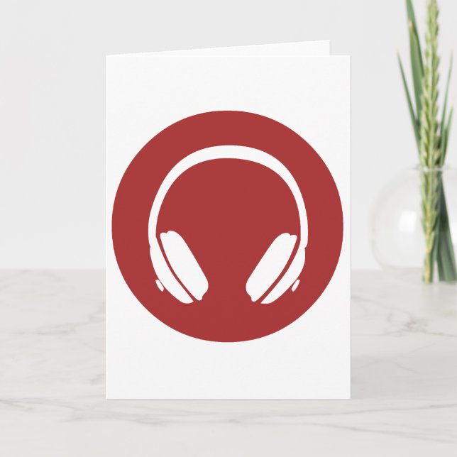 Music Headphones Card (Front)