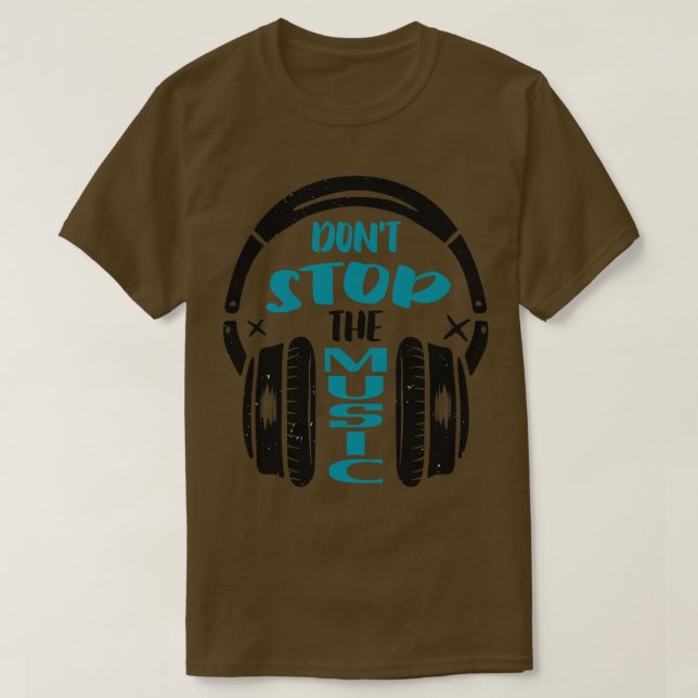 Music Headphones DJ Musician Gifts T-Shirt (Design Front)