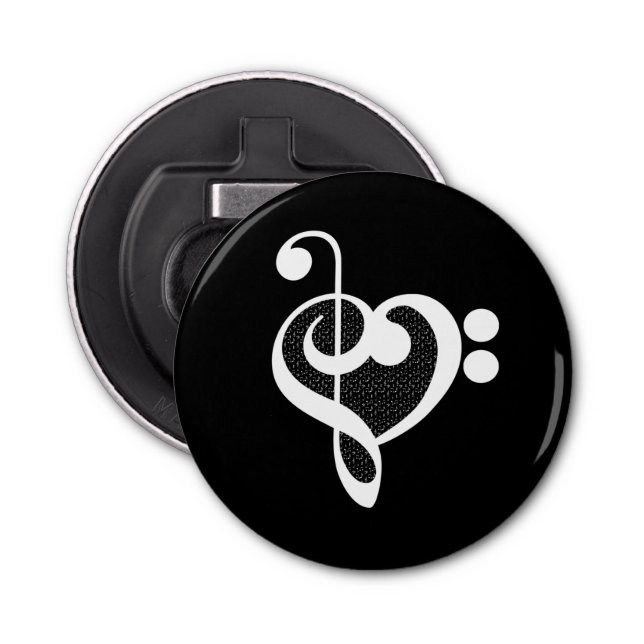 Music Heart - I Love Music Bottle Opener (Front)