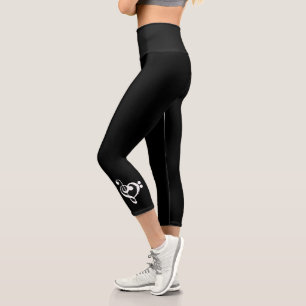 Music Heart - I Love Music Capri Leggings