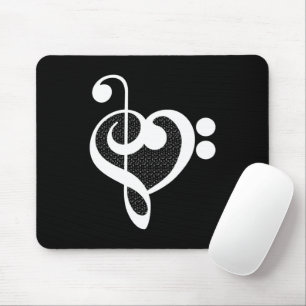 Music Heart - I Love Music Mouse Pad