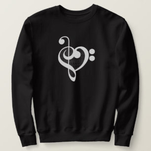 Music Heart - I Love Music Sweatshirt