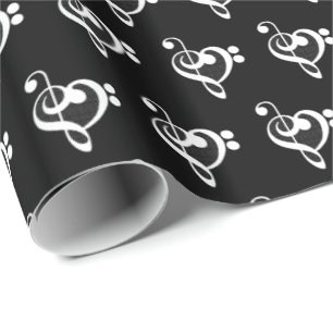 Music Heart - I Love Music Wrapping Paper