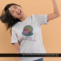 Music Heart Rainbow Doodle Custom School Dance