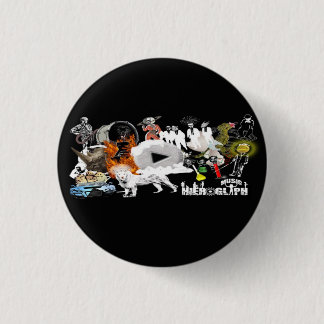 Music Hieroglyph 3 Cm Round Badge
