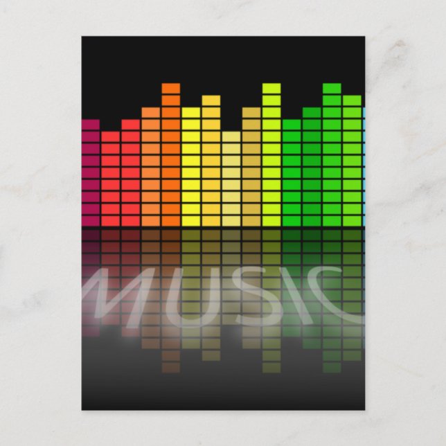 Music Holiday Postcard (Front)