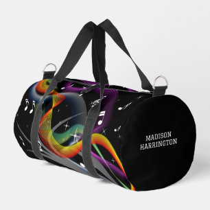 Music Illustration custom name Duffle Bag