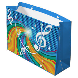 Music Illustration gift bag